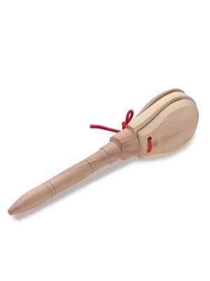 Stagg CAS N - Wooden Castanets with Handle for ...