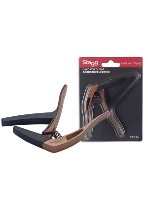 Stagg SCPX-CU DKW -  Capo for Acoustic and Elec...