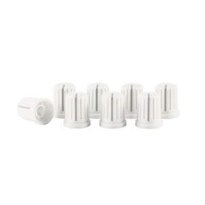 ‌Reloop Knob Cap Set White 8 - 8 nakładek na...