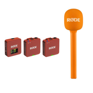 RODE Wireless GO III CLAY + Interview GO ORANGE...
