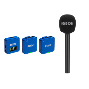 RODE Wireless GO III Cobalt + RODE Interview GO...
