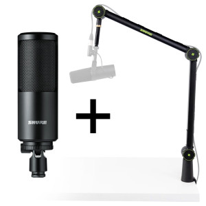 Shure SM4-K + Gator SH-BROADCAST1 - Mikrofon SM...