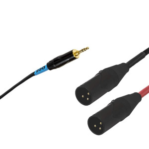 SSQ MIXLR1 - kabel jack stereo 3,5mm - 2x XLR m...