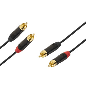 ‌SSQ RCARCA3 - 2xRCA- 2xRCA kabel - 3m
