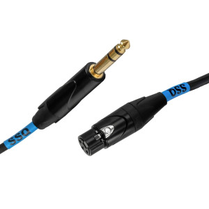 ‌SSQ XLRJS5 - XLR weiblich / Jack stereo 6,3m...