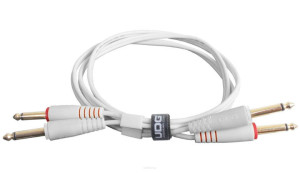 UDG ULT Kabel 2x1/4" Klinke Weiß ST 1,5m - Aud...
