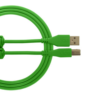 UDG Ultimate Audio Cable USB 2.0 A-B Green Stra...
