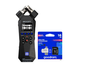 ZOOM H1Essential + karta pamięci GOODRAM micro...