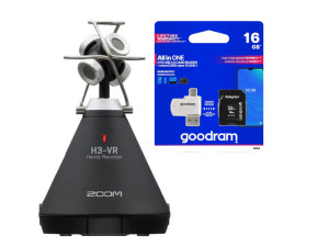 ZOOM H3-VR + Karta pamięci GOODRAM microSDHC 1...