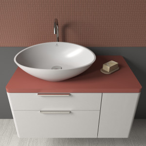 Capri washbasin - Gloss- kamienny kompozyt