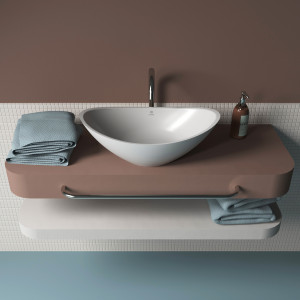 Laguna washbasin - Gloss- kamienny kompozyt