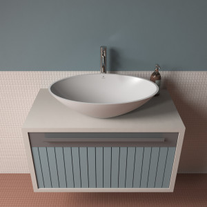 Sycylia washbasin - Mat- kamienny kompozyt