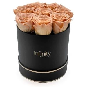 Herbaciane róże wieczne czarny duży flower box Infinity Rose