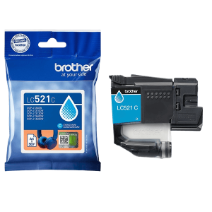 Brother Lc521c Cyan Original Blækpatron 500 Sider