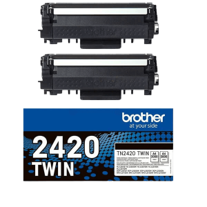Brother Tn2420twin Twin Pack Sort Original Toner 6000 Sider