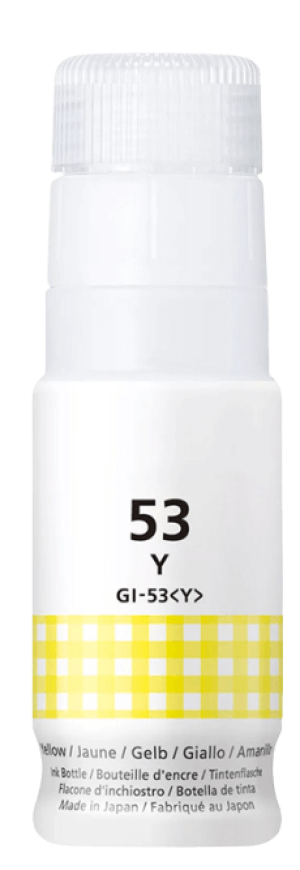 Canon Gi-53y Gul Kompatibel Blæk Refill 60 Ml. (4690c001)