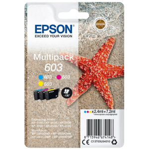 Epson 603 Cmy Original Multipack 3x2,4 Ml. (C13t03u54010)