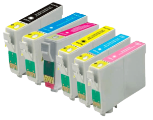 Epson T0801 6 Stk. Rabatpakke Blækpatron 78 Ml. - Kompatibel