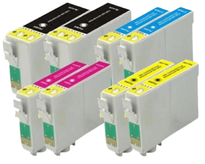 Epson T1301 Xxl 8 Stk. Rabatpakke Blækpatron 174 Ml. - Kompatibel