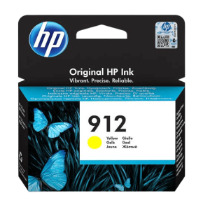 HP 912 Gul Original Blækpatron 315 Sider (3yl79ae)