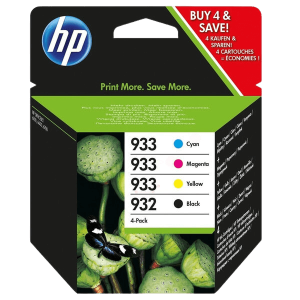 HP 932 + 933 Cmyk Original Multipack 1390 Sider (6zc71ae)