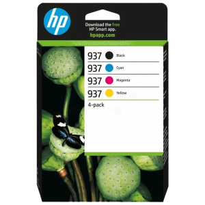 HP 937 Cmyk Original Multipack 1450 + 3x800 Sider (6c400ne)