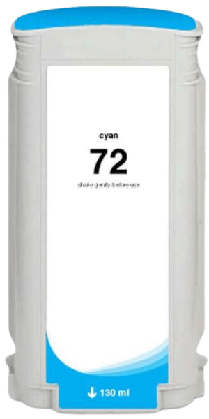 HP 72 Cyan Kompatibel Blækpatron 130 Ml. (C9398a)