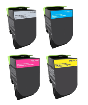 Lexmark 71b20k0 4 Stk. Rabatpakke Toner 9900 Sider - Kompatibel