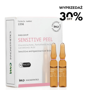 WYPRZEDAŻ Peeling do skóry wrażliwej i delikatnej INNO-EXFO Sensitive Peel 6×2ml