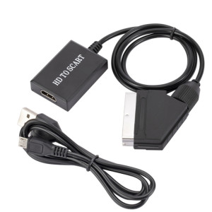 HDMI-Scart-muunnin - 1080p-muunnos ääni- ja videotuen kanssa