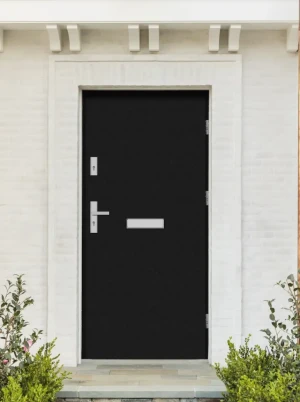 Model DRACO PREMIUM 72 mm front door with handle – energy efficient [Ud=1.1] modern external door