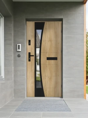 ALU-STEEL Modern Front Door | Anthracite grey Finish | RC2 Secure & Energy Efficient