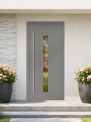 Bespoke Made-to-Measure External Aluminium Front Door | AluCore M01 INOX