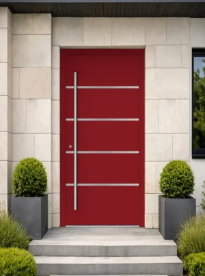 Bespoke Made-to-Measure External Aluminium Front Door | AluCore M02 INOX