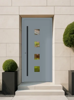 AluCore M23 Premium Aluminium Front Door | Black Design | Bespoke