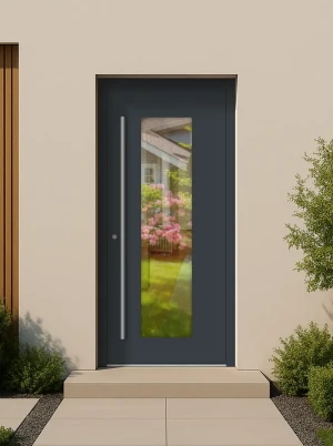 RC2 High-Security 75mm Aluminium Front Door – Burglary Resistant – Bespoke UK | AluCore M08 INOX