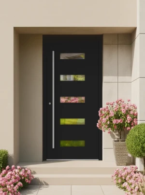 75mm Luxury Aluminium Door - Energy Efficient - Ultra-Insulated U 0.8 | AluCore M11 INOX