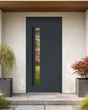 RC2 High-Security 75mm Aluminium Front Door – Burglary Resistant – Bespoke UK | AluCore M34 BLACK