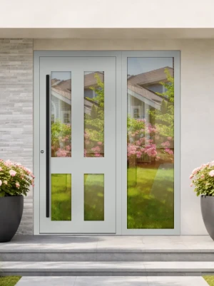 AluCore M29 Premium Aluminium Front Door with Sidelight | Blackline Design | Bespoke