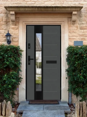 Anthracite grey | Modern Front Door | **Energy Efficient** | Secure | Made to Measure