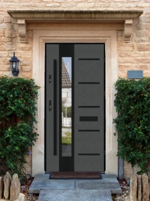 Anthracite grey | Modern Front Door | **Energy Efficient** | Secure | Made to Measure