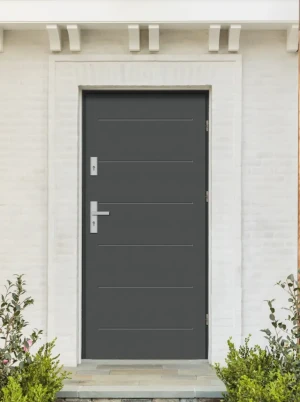 Avon MaxTerm Termo drzwi zewnętrzne z klamką INOX | Ciepła ościeżnica Ud = 1.1 Czyste Powietrze