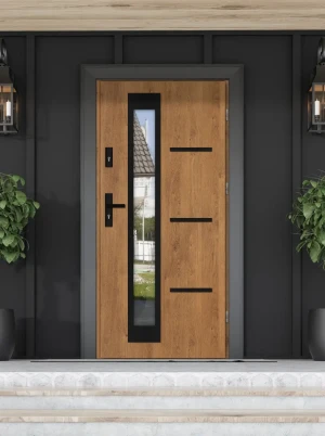 Drzwi MAXTERM TERMO | Nowy program CZYSTE POWIETRZE | drzwi zewnętrzne wejściowe do domu winchester 90  Greca BLACK