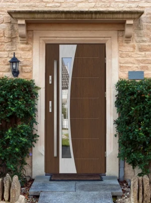 Bellis MaxTerm Energo drzwi zewnętrzne z antabą INOX | Ud = 1.3 Czyste Powietrze