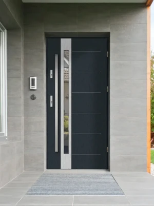 Slim MaxTerm Energo z pochwytem komplet z ościeżnicą szyba szkło weneckie energooszczędne drzwi zewnętrzne U 1.3 polskie producent 80 90 100