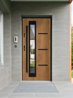 Greca Loft Premium drzwi zewnętrzne z czarną antabą | Ud = 1.1 Czyste Powietrze