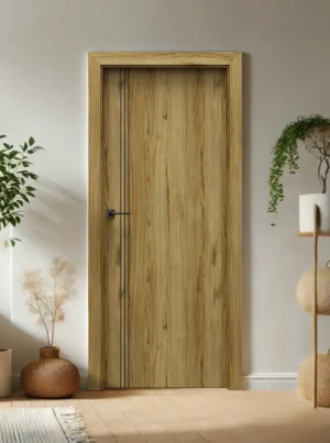 Komplet z ościeżnicą drzwi wewnętrzne Porta dąb naturalny dębowe drewno 80