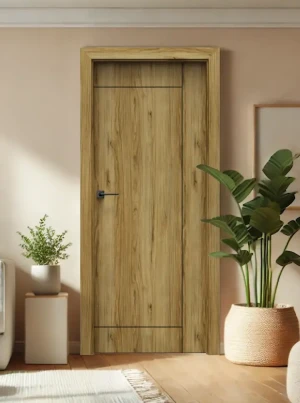 Komplet z ościeżnicą drzwi wewnętrzne Porta dąb naturalny dębowe drewno 80