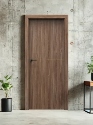 Komplet z ościeżnicą drzwi wewnętrzne Porta orzech ciemny verona drewno 80