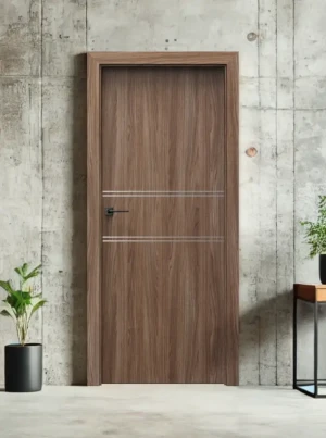 Komplet z ościeżnicą drzwi wewnętrzne Porta orzech ciemny verona drewno 80
